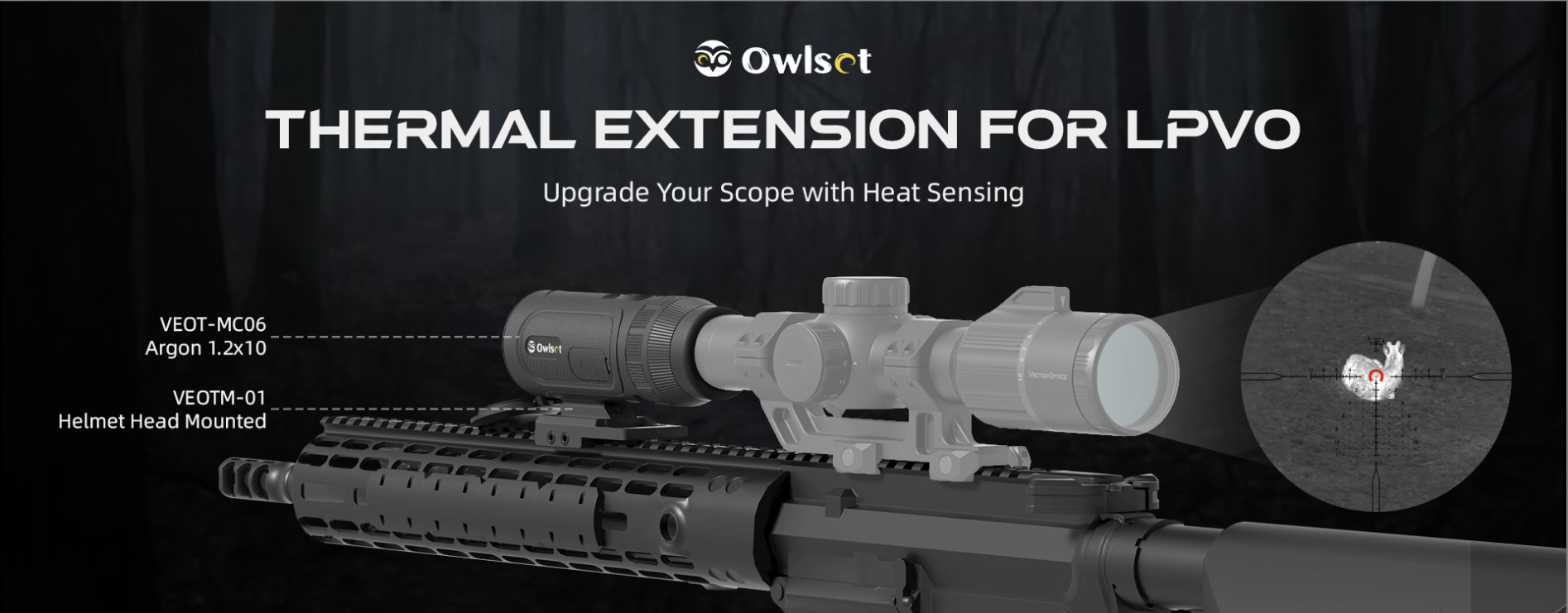 VEOT-MC06 OwlSet ARGON ES 1.2X10 Handheld Thermal Imaging Monocular (VEOT-MC06)