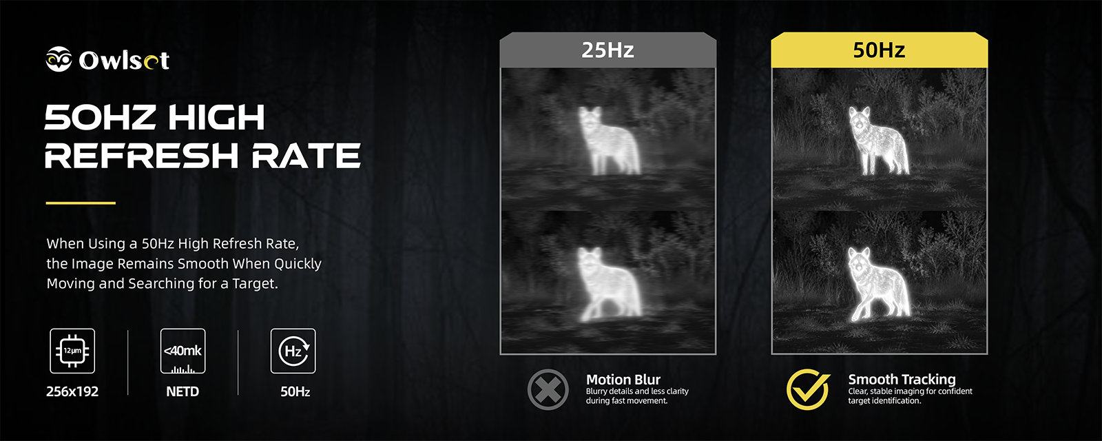 VEOT-RS08 Smooth vs. Laggy Owlset HEIM ES X-Nano STD Mini Thermal Sight (VEOT-RS08)