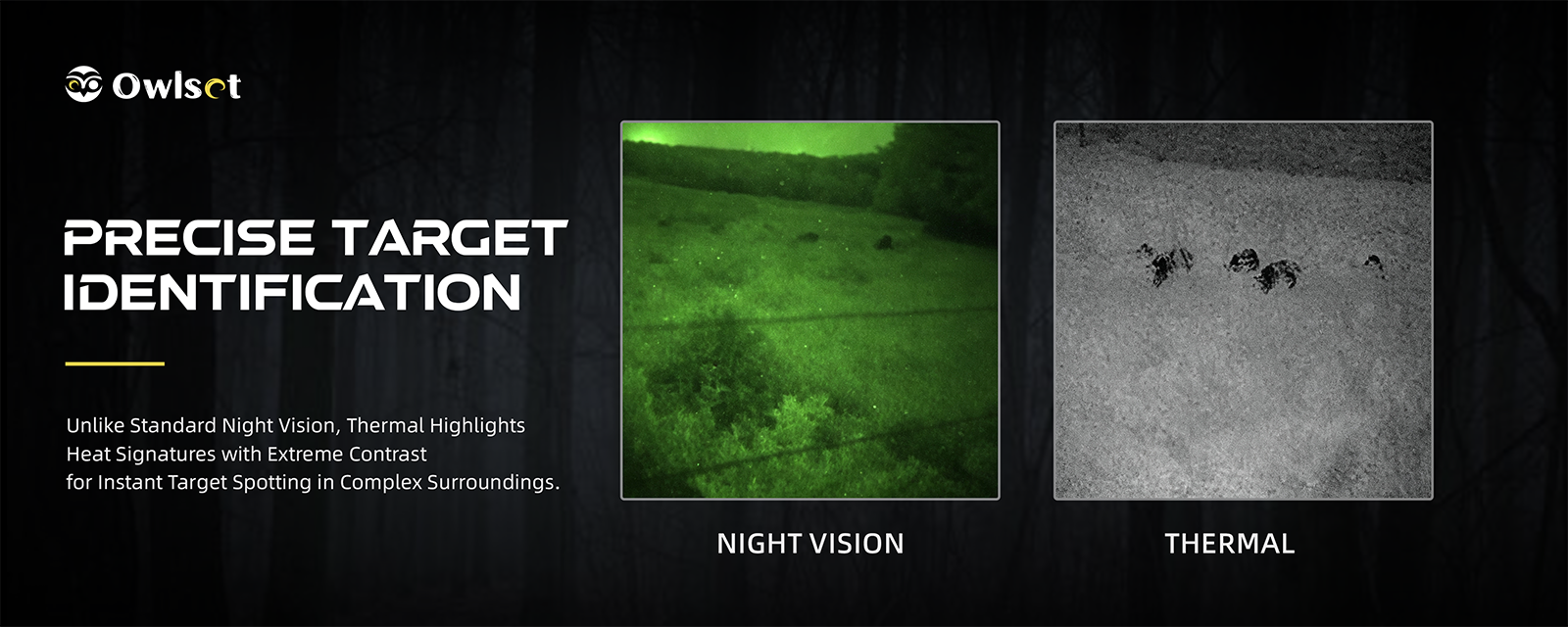 VEOT-RSS08 Traditional VS Thermal Imaging Owlset HEIM ES X-Nano XPD Mini Thermal Sight Wi-Fi (VEOT-RSS08)